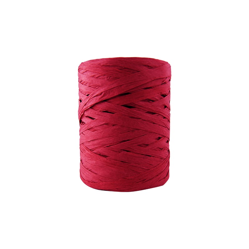Papirbånd raffia bordeaux - 3