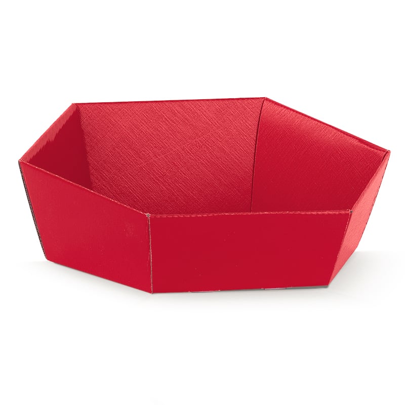 Gavebrett Hexagon Fibra rød