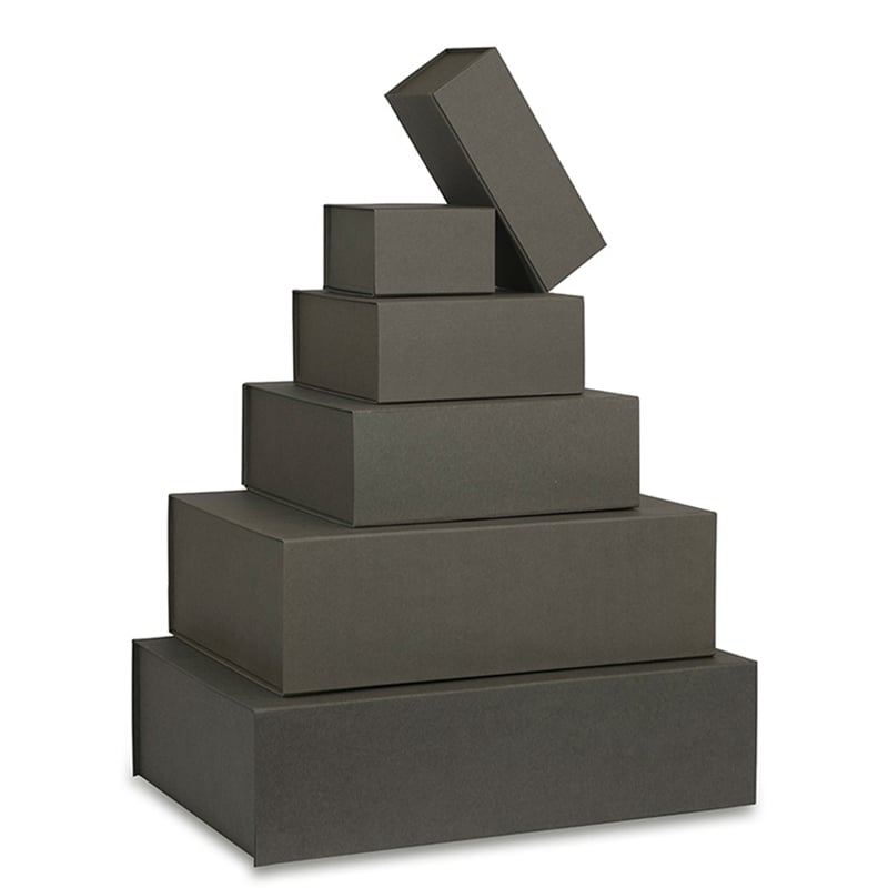 Gaveeske  lux oliven/grå med magnetlukking - 1