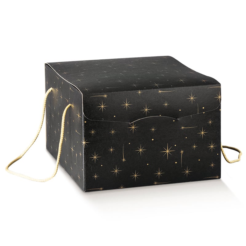 Gaveeske Constellation sort med bomullshåndtak