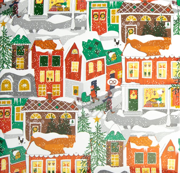 Gavepapir Christmas in town