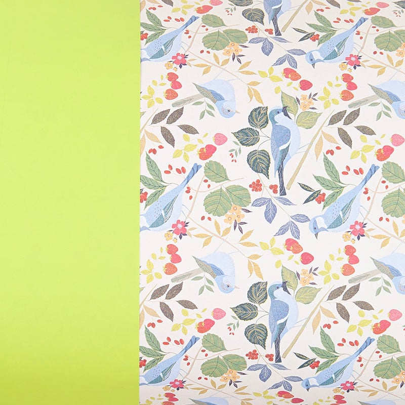 Gavepapir Mary dobbeltsidig green