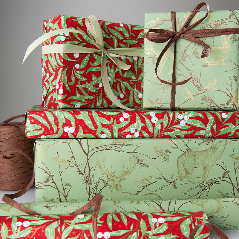 Gavepapir Nordic Nature Green - 4