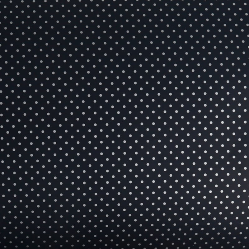 Gavepapir Dark Silver Dots - 1
