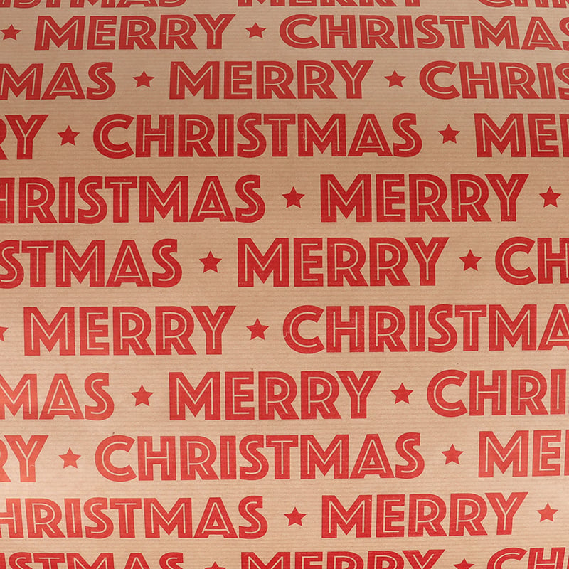 Gavepapir For X-mas Red - 1