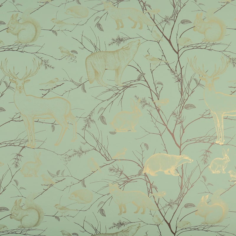 Gavepapir Nordic Nature Green - 1