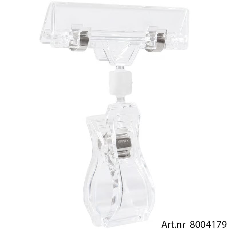 Prisklemme transparent - 3