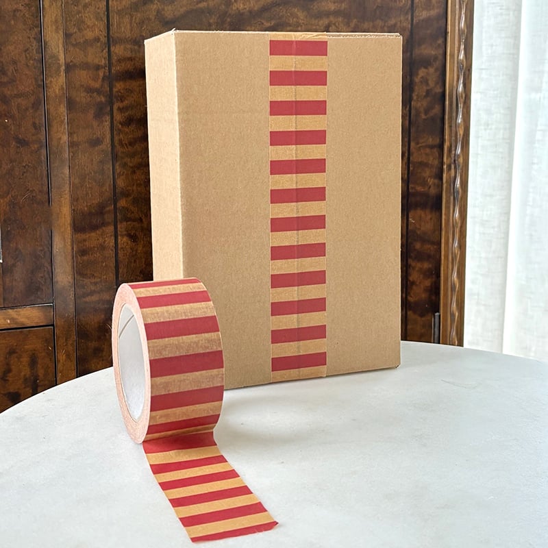 Pakketape i papir stripete - 2
