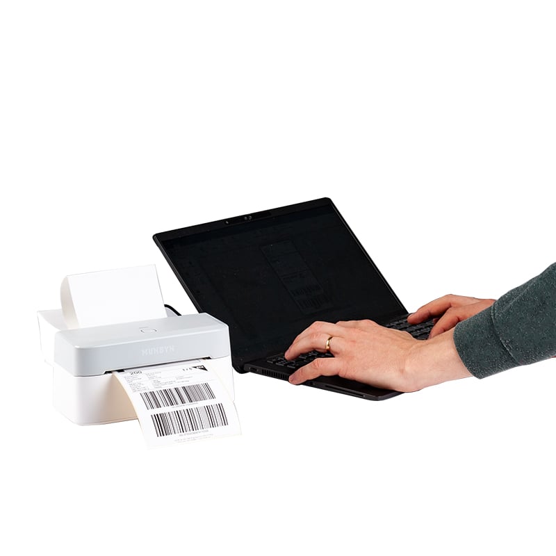 Fraktetikettskriver Direkte termisk USB + Bluetooth - 2