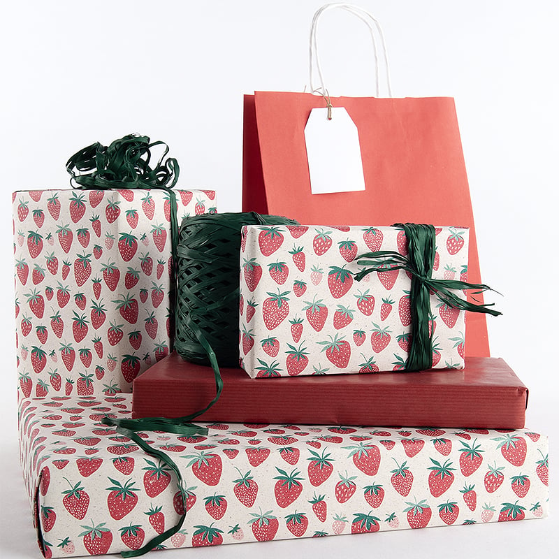 Gavepapir Strawberry - 3