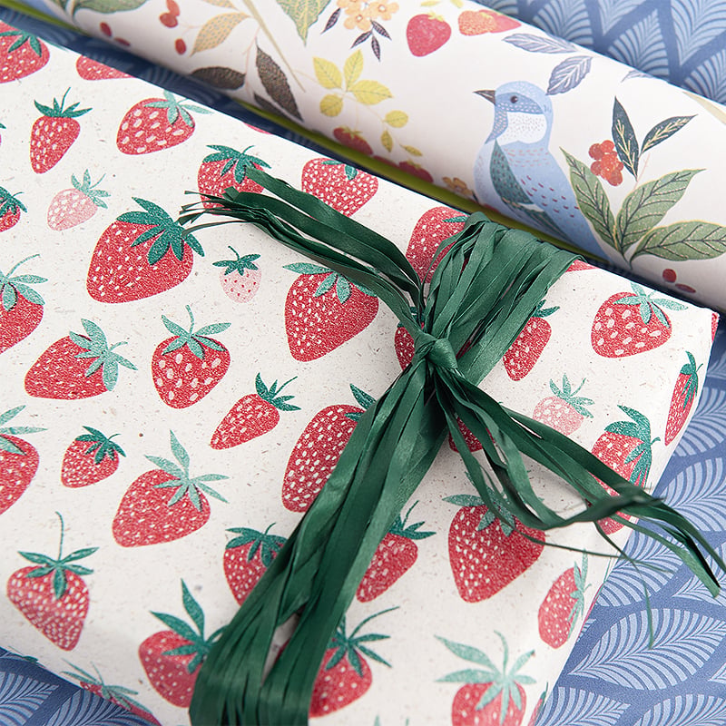 Gavepapir Strawberry - 4