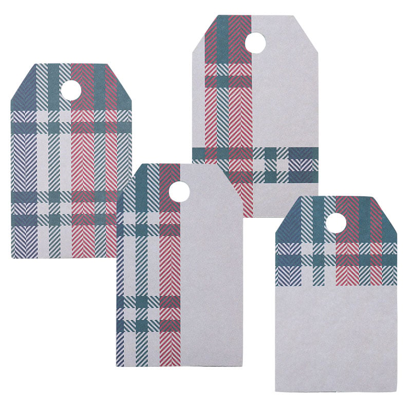 Hengeetikett Tartan SALG - 1