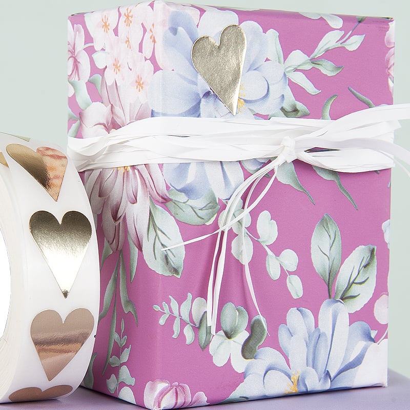 Gavepapir Watercolour Floral Mix - 7