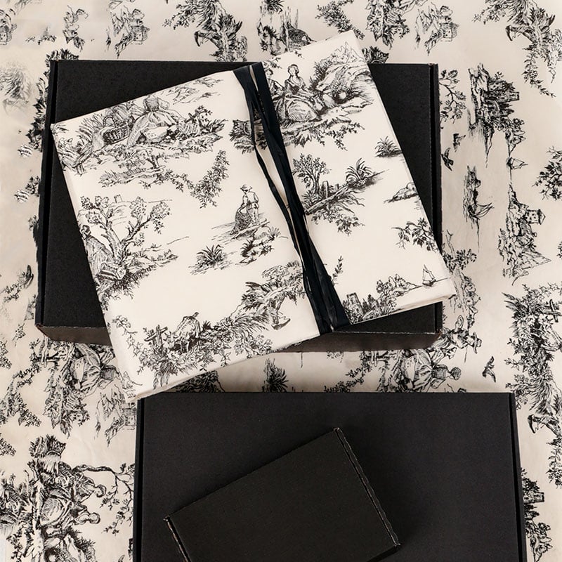 Silkepapir Black Toile - 2