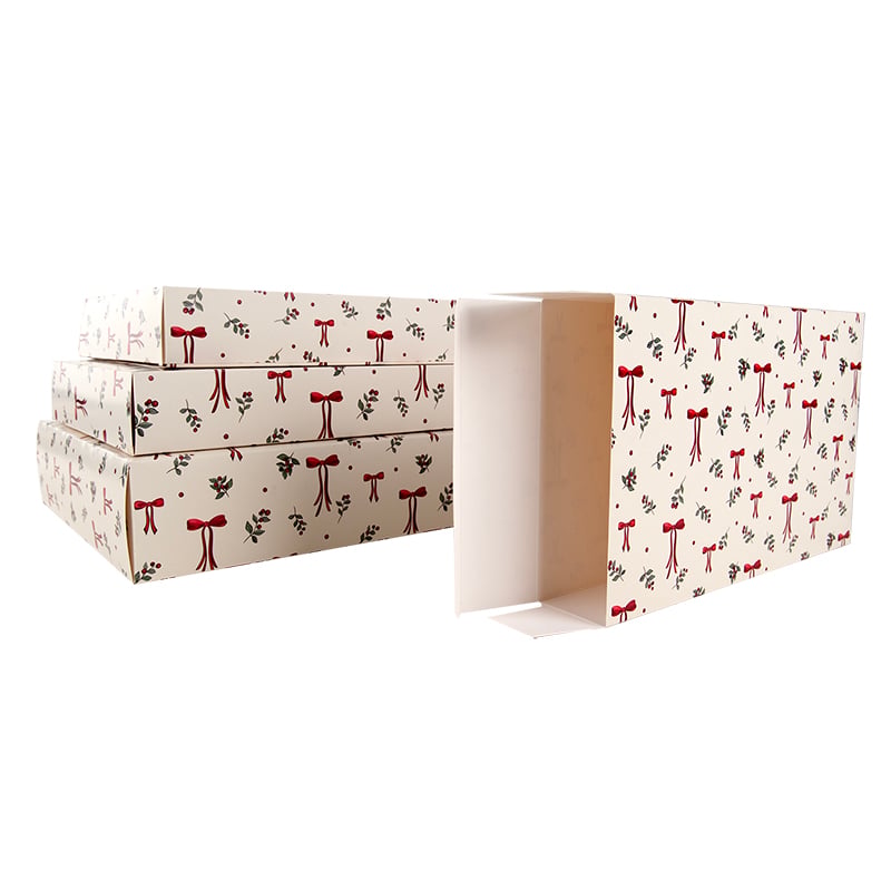 Gaveeske kapsel Winter Bows & Berries. Nyhet! Eget design! - 2